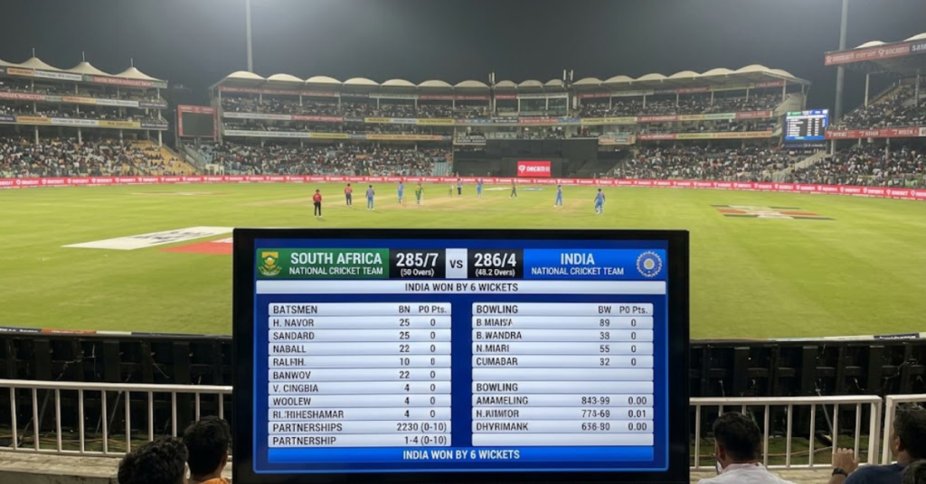 South Africa National Cricket Team vs India National Cricket Team Match Scorecard